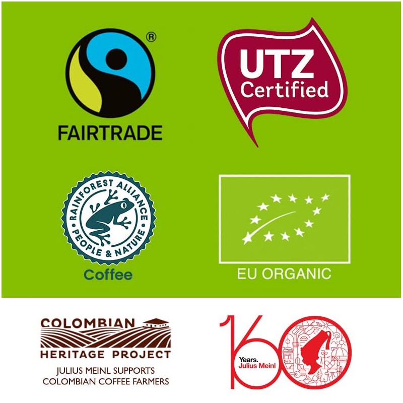 Julius Meinl: "Crema Espresso Classico," Medium Roasted Coffee Beans, 1kg