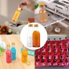 DAJAVE 50 Pack Mini Shot Bottles with Lids 50ml Miniature
