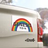 Rainbow Genesis 9:12-16 Sticker 4x7 Bible Christian Pride Stickers