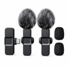 Wireless Lavalier Microphone for Video Recording - Compact Clip-On Audio