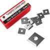 12mm Square Carbide Inserts Cutters Knives Blades 12×12×1.5mm-35°for Woodworking Spiral/Helical