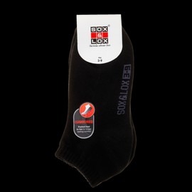 Sox & Lox Buy Sox And Lox Ladies Sports Cushioned Anklet Socks Black Size 3 to 9 Online