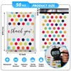 Jowlroel Thank You Poly Mailer 12x15.5 Inch 50 Pcs, Waterproof