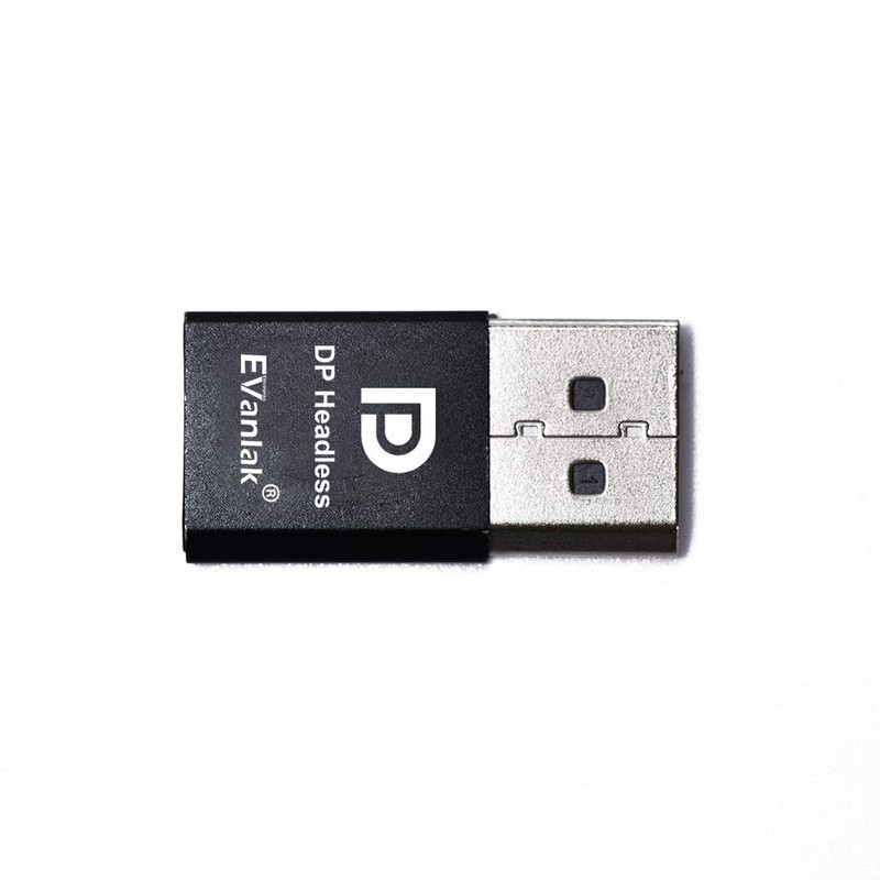 EVanlak DisplayPort Headless Ghost Display Emulator for PC 4K DP