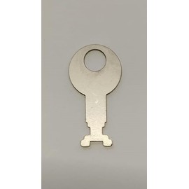 Generisch 1 Replacement Key No. 5 for Money Boxes and Piggy Banks, Silver, Classic, 4.3 cm x 0.7 x 0.1 cm, 5 g, Unisex, Children