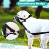 Dog Muzzle with Adjustable Head Halter - Reflective Training Harness,
