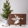 Stencil Revolution Christmas Angel Stencil - Durable & Reusable Mylar