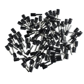 Wire End Ferrules, 1.50 mm², Black, Insulated, Pack of 100
