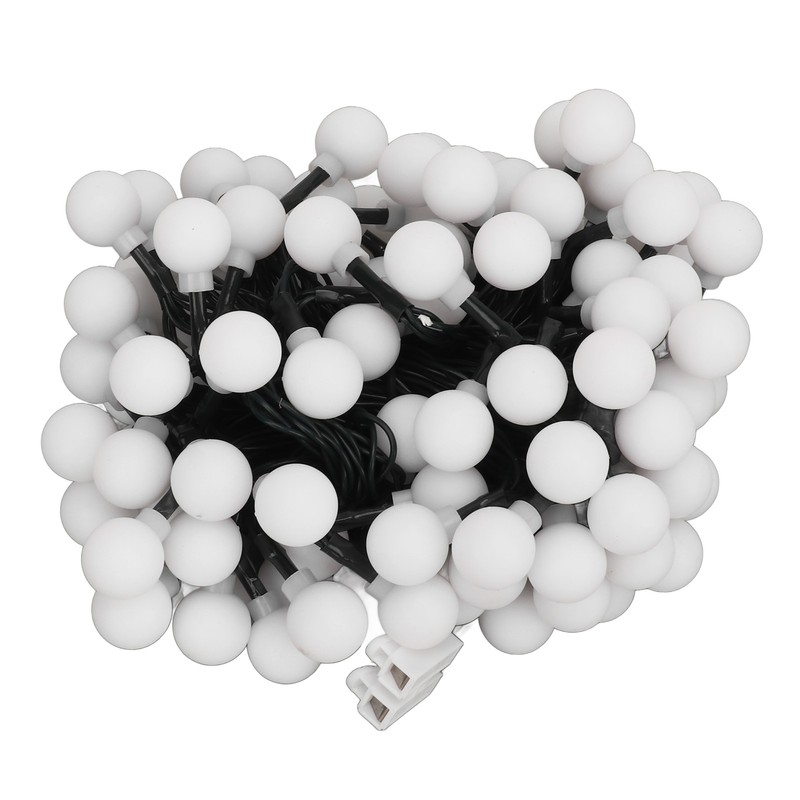 39.4ft LED Colorful Globe Lights with 100 LED Bulbs IP65