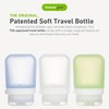 humangear GoToob+ Bottles - Silicone Leak-Proof Travel Tubes for Toiletries,