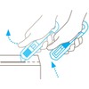 Martor 120700.02" Secunorm Profi25 MDP Cutter, Silver/Blue