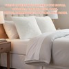 KYEDGC 2Pcs White Cushion Covers, Decorative Pillows for Bed, 45x45