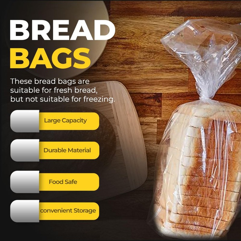 Bread Bags – Keeps Bread Fresher for Longer | Bread