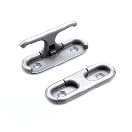 Mxeol Flip Up Boat Cleats 6 inch Folding Retractable Cleat Stainless Steel Eagle Handle Design W/Fasteners 2 Pack