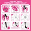 Bicycle Training Wheels,Adjustable Training Wheels,For 12 14 16 18 20