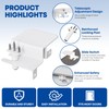 RIAUOR Child Safety Door Top Lock - Adjustable Child Proof