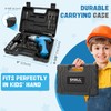 SHALL 47-Piece Kids Real Cordless Power Drill Set, Safety Certified