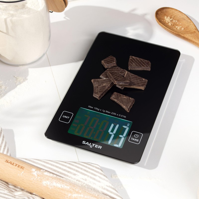 Salter High-Capacity Kitchen Scale – 10kg Capacity, Large Digital Display,