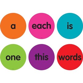 Teacher Created Resources Spot On Carpet Markers: Sight Words 1–50-4" (TCR77499)