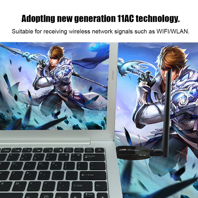 1200M WIFI 2.4GHz / 5.8GHz Dual Band Bluetooth 4.1 Wireless