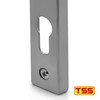 TSS UPVC Door Handle Set, 72mm PZ (Centres), Lever/Lever, Screw