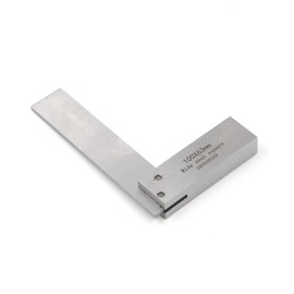 T Tulead Precision Square Woodworking Ruler L-Shape Carpenter Square 90 Degree Machinist Square 100x63mm