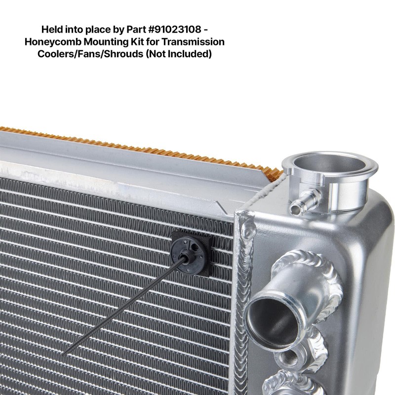 Speedway Motors Nomex Honeycomb Radiator Rock Guard Protector, 19 x