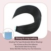 Sunya Tape Extensions, Real Hair, Jet Black, Tape-In Extensions, Real