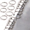 Book Rings, Binder Rings, Pack of 100 Metal Rings, Loose