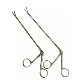 CynaMed Long Shaft Hartman Alligator Forceps 5.5" + 8" Ear Foreign Object Extraction