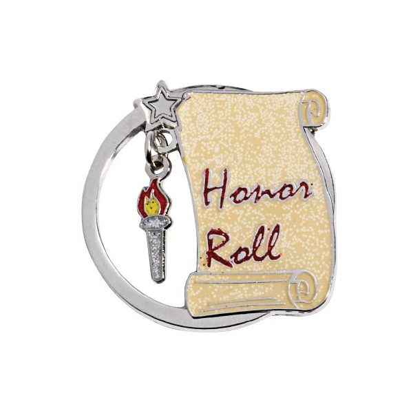 Anderson's Hanging Torch Charm Honor Roll Lapel Pin Pack, Set