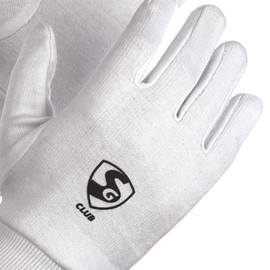 SG Club Inner Gloves for Wicket Keeping and Batting Mens Size