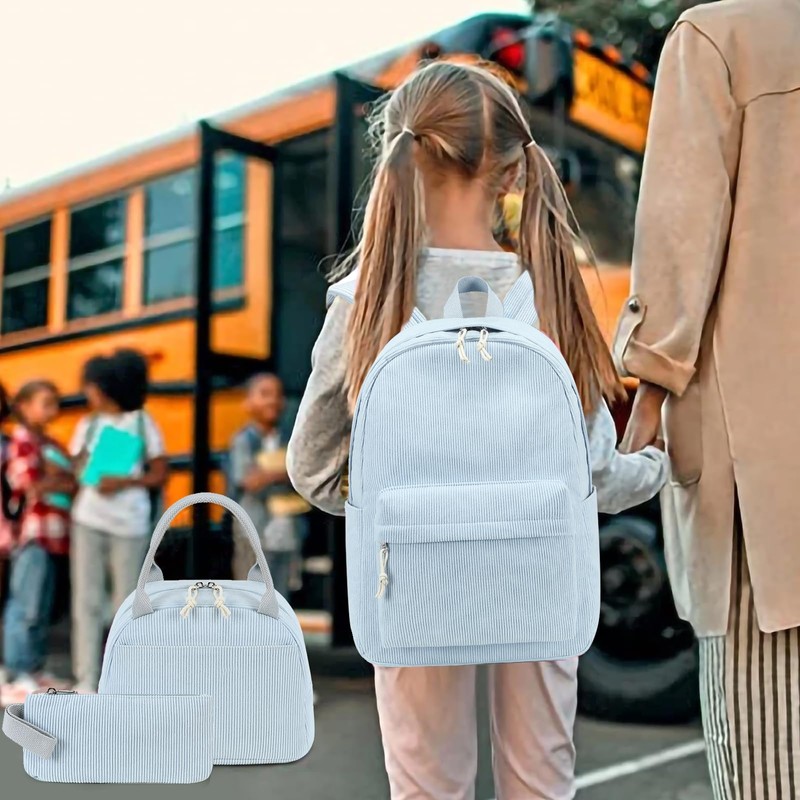 LOIDOU Backpack for Teenagers Girls Bookbags Children's Backpack Kids School