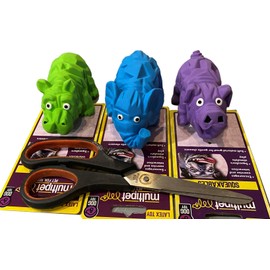 Multipet Origami Mini Dog Toy Bundle Color:Origami Mini Assorted Set of 3