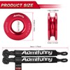Aomifunny Synthetic Soft Shackle Rope, 2-Pack 1/2in x 22in, 56000