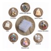 100pcs Bolsas De Regalo De Organza Con Cordón,10*15cm