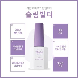 Piote Fiote Slim Builder Gel 10ml Clear Gel / 피오떼 슬림빌더젤 10ml 클리어젤