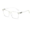 Classic Non-prescription Eyeglasses Thick Square Frame Clear Lens Glasses for