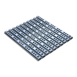 Gedotec Telescopic Drawer Slide 17 mm Telescopic Rail for Drawers | Length: 310 mm | Galvanised Steel | Drawer Runners Partial Extension | Load Capacity 12 kg | 5 Pairs - Slides for Wooden Drawers