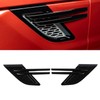 Car Side Vents Grille Trim LR062115 Gloss Black Air Vent