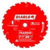 Diablo D0724A 7 1/4" Circular Saw Blade, 24 Tooth Framing