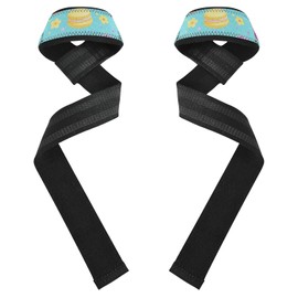 Encantadoras correas coloridas de postre de macarrón, correas de levantamiento de pesas, antideslizantes de 26 pulgadas, para levantamiento de pesas, entrenamiento de fuerza, bandas de resistencia