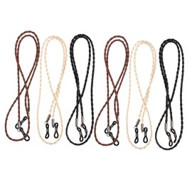 Operitacx 6 Stück Brillenhalter Brillenhalteschnur Brillenband Männer Lanyards Sonnenbrillenband Schauspiel verschleißfeste Verbindungsmittel Silikonbänder für Brillen Leder