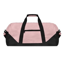 DALIX 21" Large Duffle Bag with Adjustable Strap (Pink)