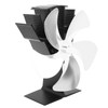 5 Blade Heat Powered Stove Fan Fireplace Fans Self Generating