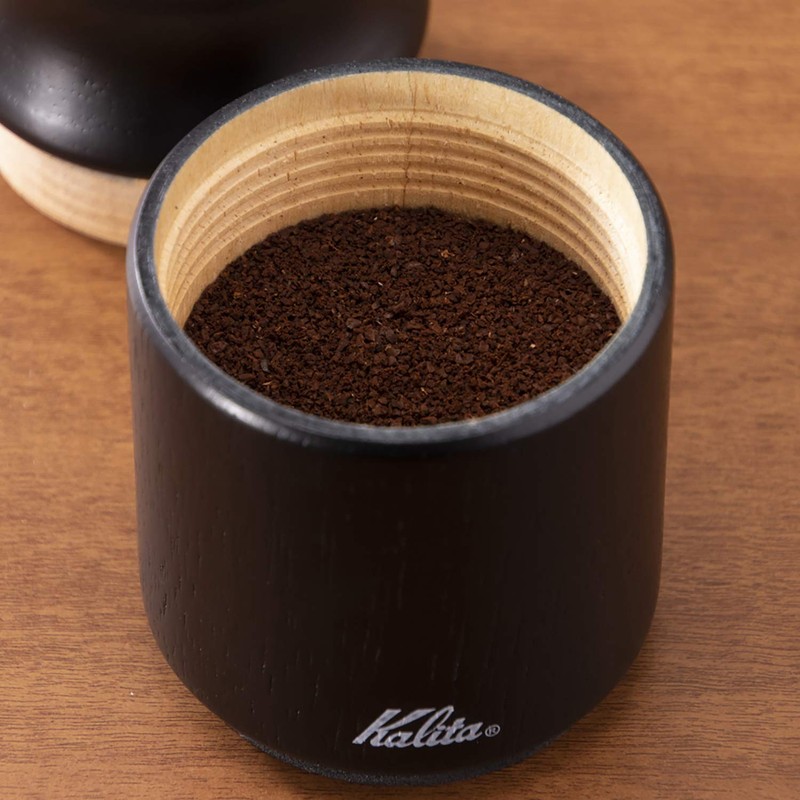 Kalita KH-10 BK #42168 Hand-Grind Coffee Mill, Black
