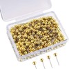 200Pcs Round Plastic Head Push Pins Head Push Pins Map