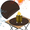 TOHONFOO 18.5in Fire Pit Mat for Solo Stove Mesa Tabletop