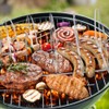 Stainless Steel Barbecue Bracket Rib Rack Barbecue Grilling Rack Non