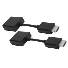 ASHATA 2Pcs Extension Cable, 4K HD 1080P High Speed Male to Female Adapter, 2.0 HDMIHDMI Extender Cable High Resolution for HDTV, Monitor